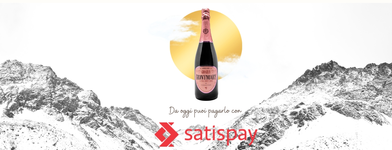 Grosjean Valle d'Aosta vendita vini con Satispay