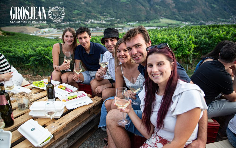 DegustaVigna Aperitivi estivi in Vigne in Valle d'Aosta gente